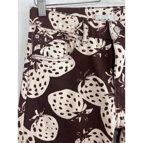 BDG Urban Outfitters Women's 90s Bootcut Jeans Strawberry Brown Size 24 NWOT - Picture 11 of 12